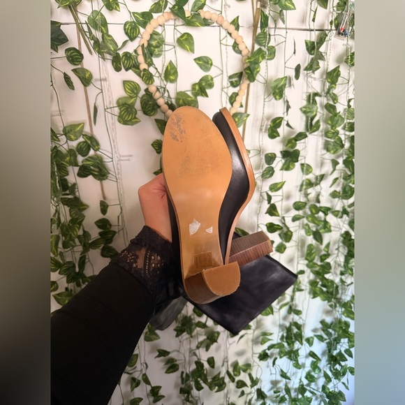 Won Hundred Black Leather Knee-High Boots - Picture 6 of 8